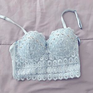 Rhinestone bralette
